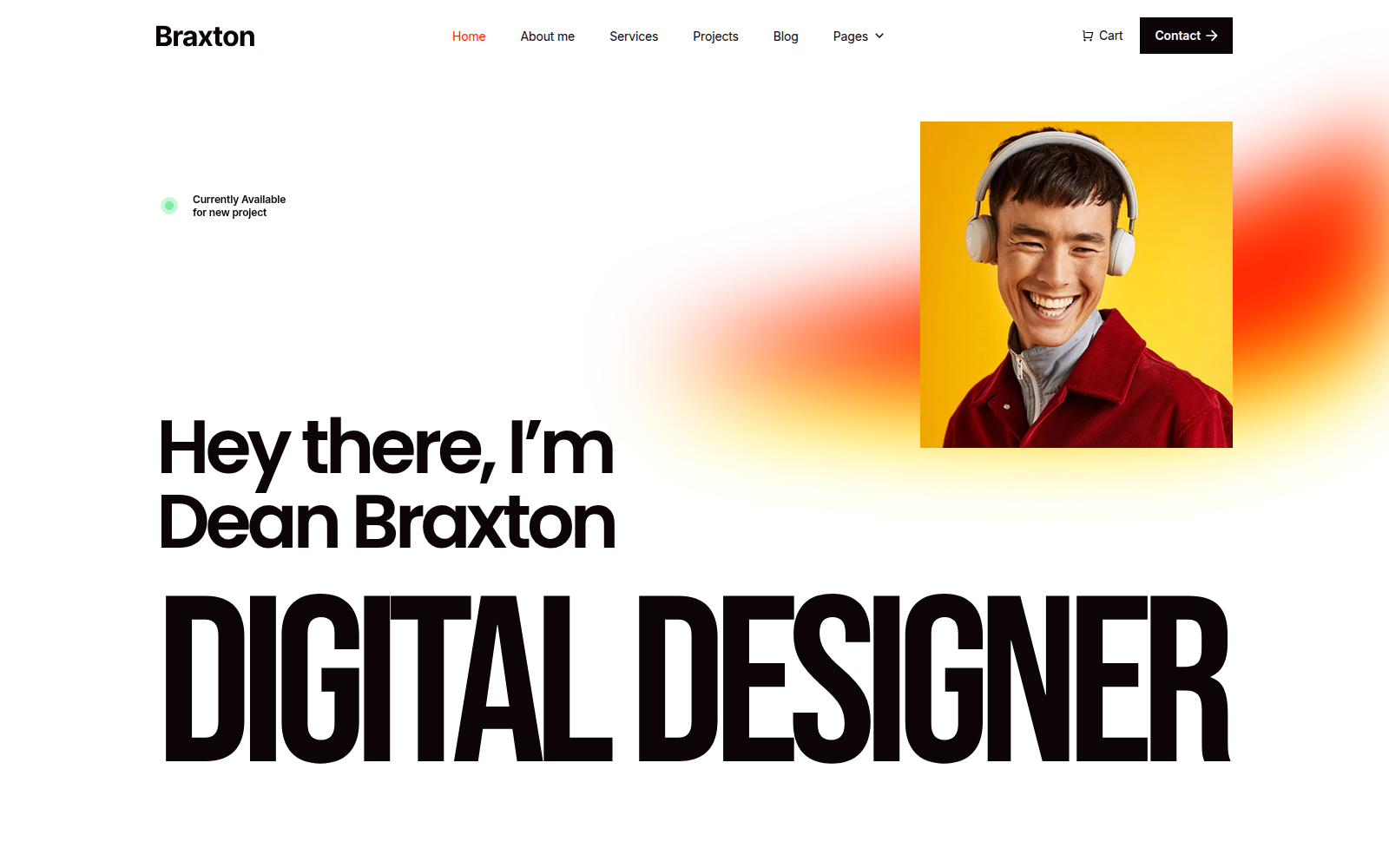 Braxtons template — homepage preview