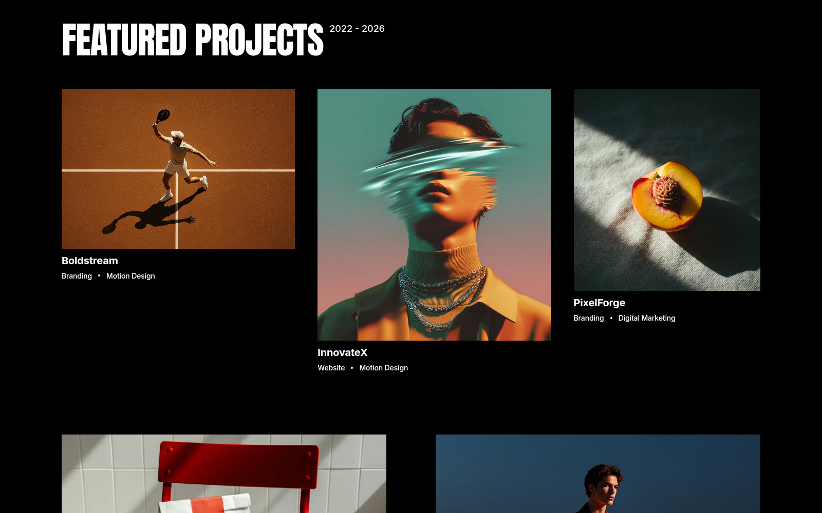 Emoko Studio template — homepage preview